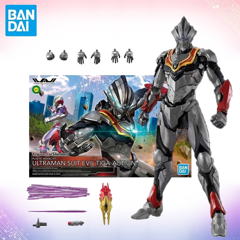Model Kit Ultraman Tiga - Bandai Original Genuine Ultraman Model Kit