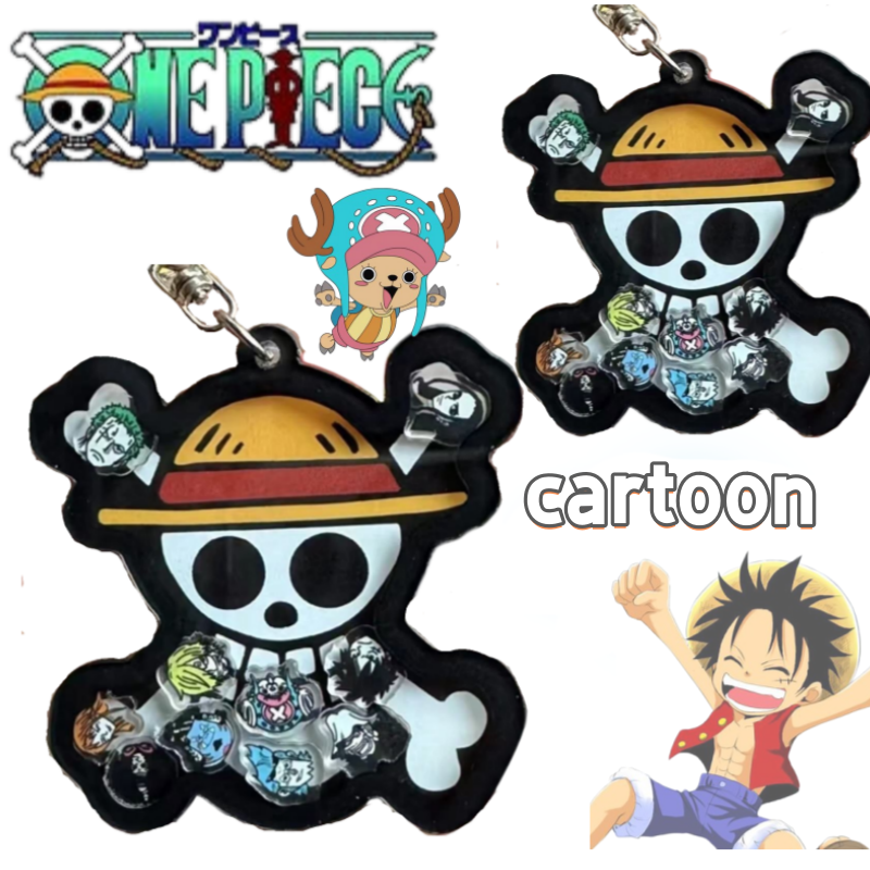 Model Kit Luffy - One Piece keychain Luffy straw hat
