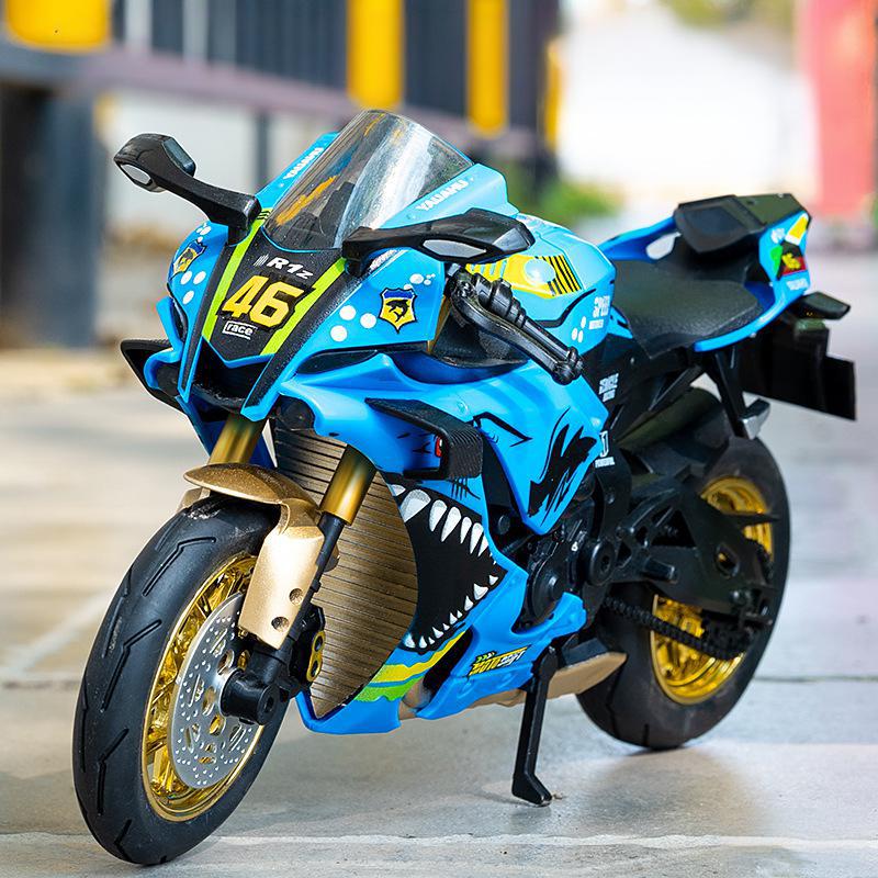 Model Kit Yamaha - 1:10 Yamaha YZF R1M Alloy Scale