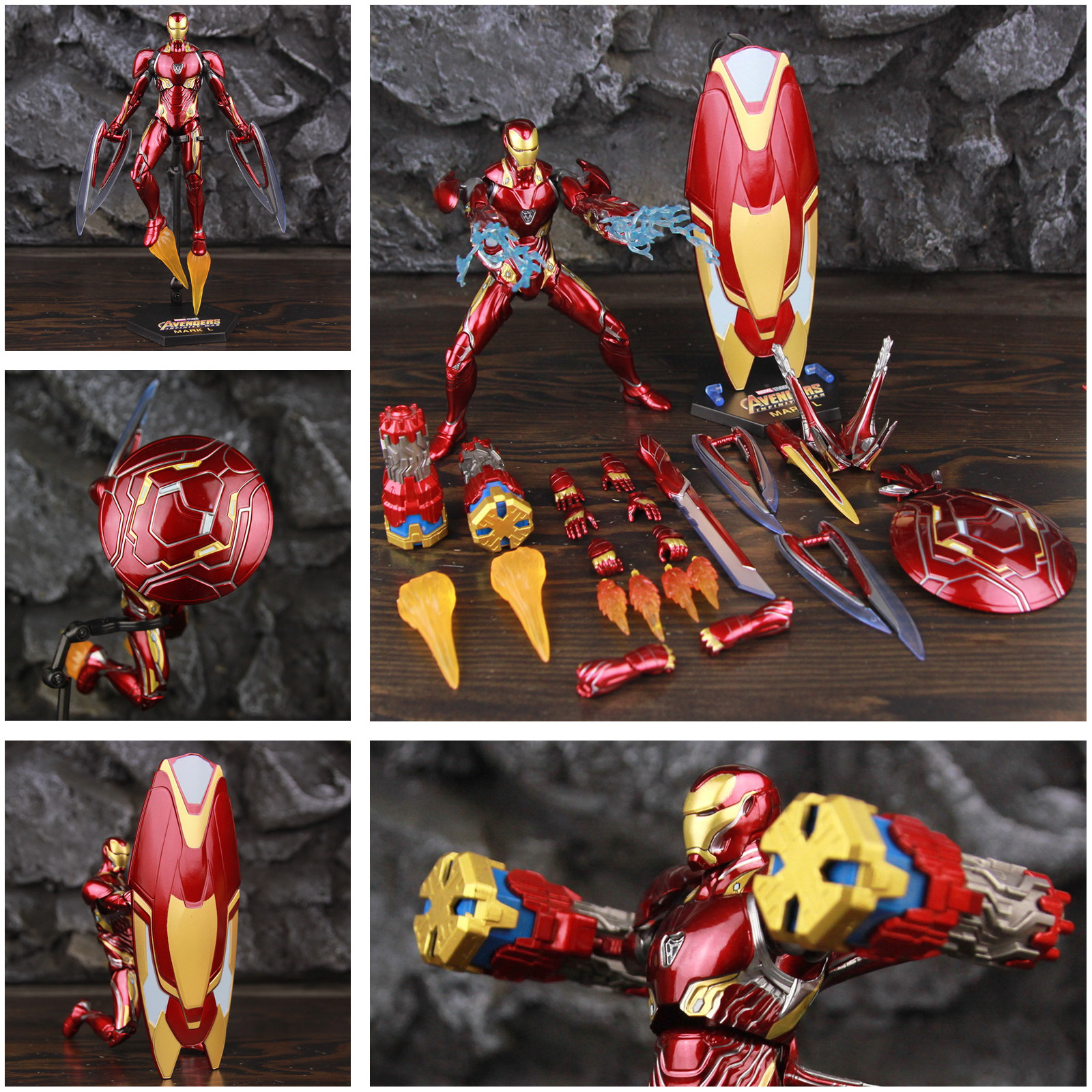 Model Kit Iron Man Mark 50 - ZD Toys Deluxe Ironman Mark L