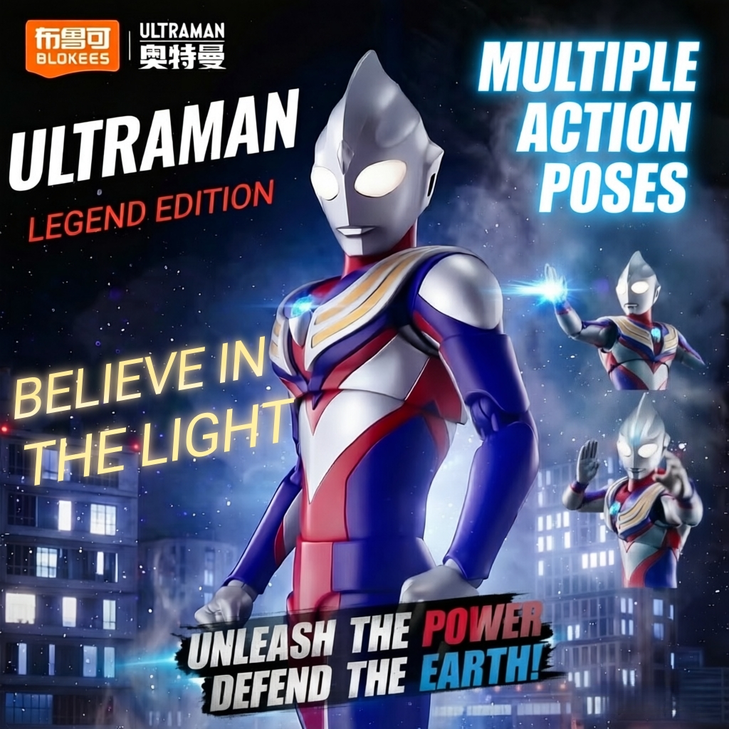 Model Kit Ultraman Tiga - Blokees New Ultraman Tiga Legend Edition