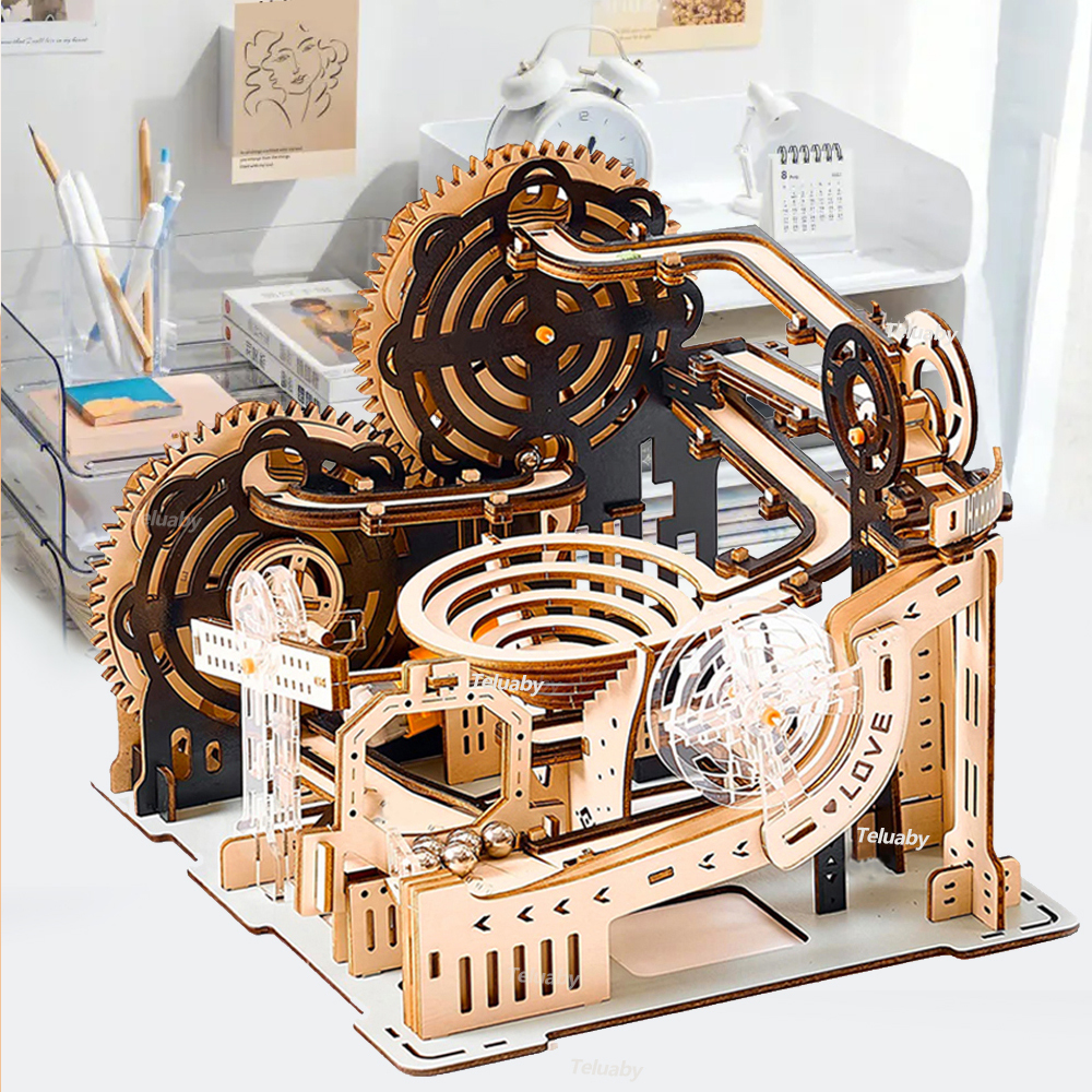 Model Kit Revell - 3D Wooden Puzzle Marble Run Set