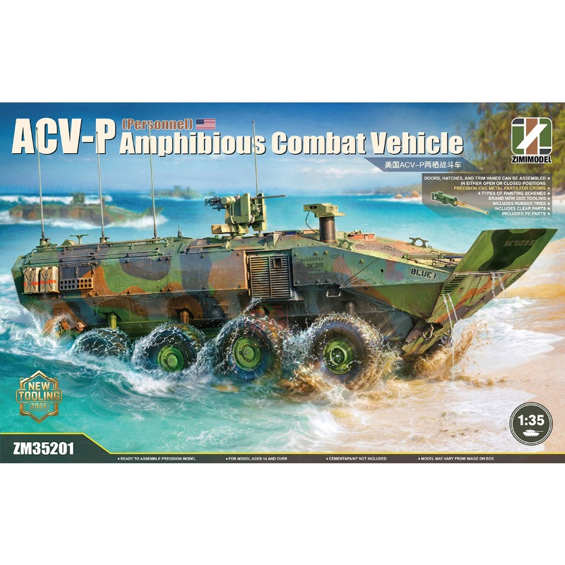 Model Kit Revell - ZIMI Plastic Assembly Tank Model Kit