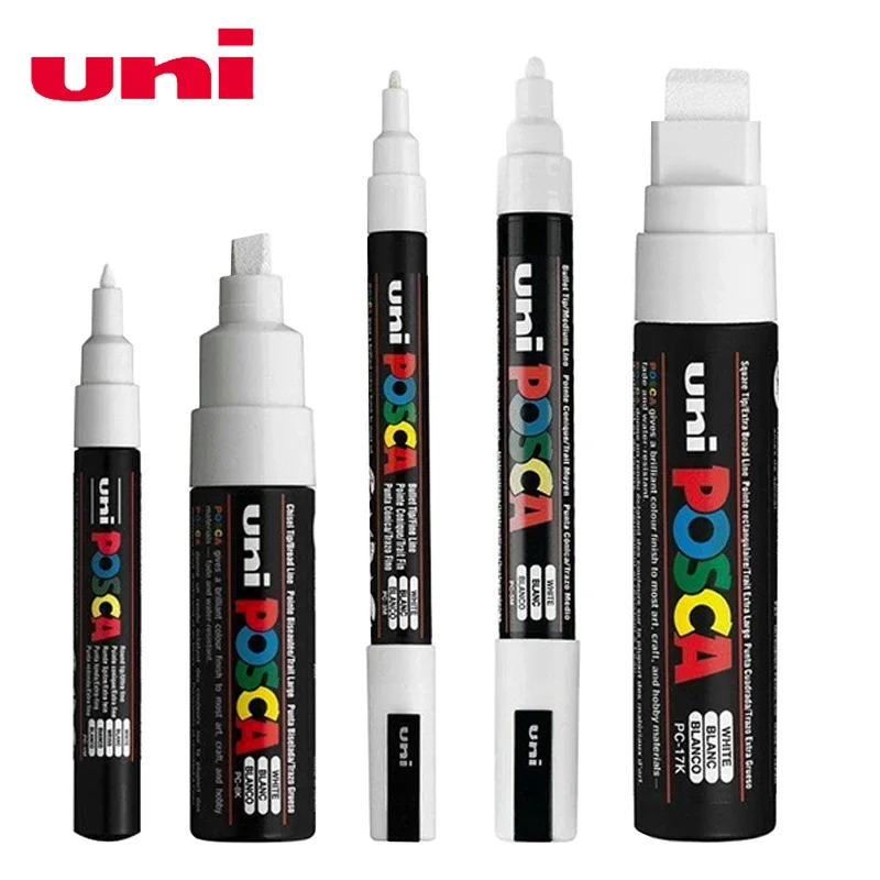 Model Kit Markers - UNI Posca White Waterproof Permanent Acrylic