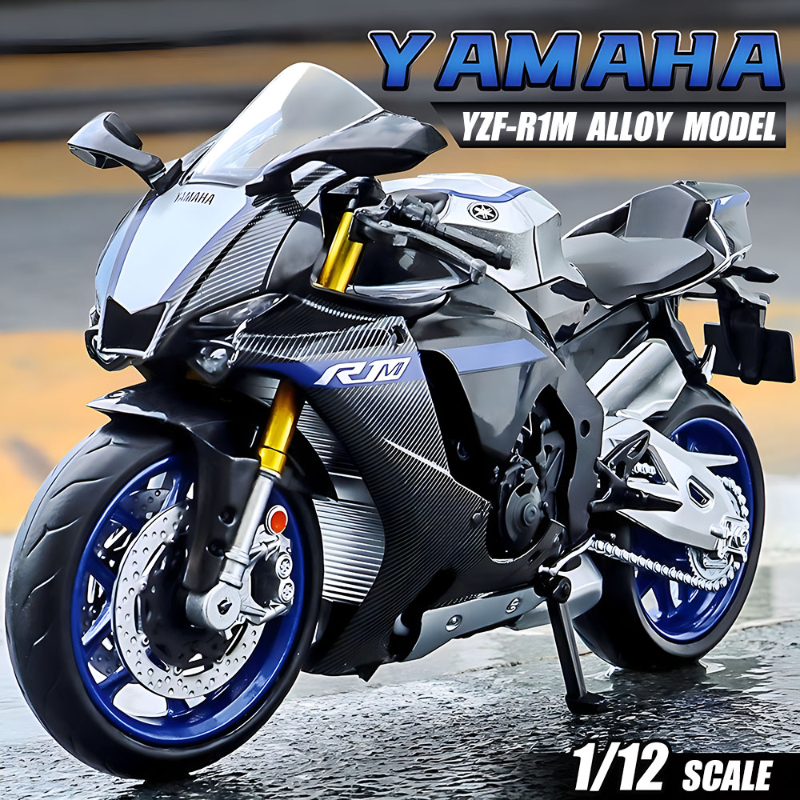 Model Kit Yamaha - 1/12 Scale Yamaha YZF-R1M Motorcycle Model