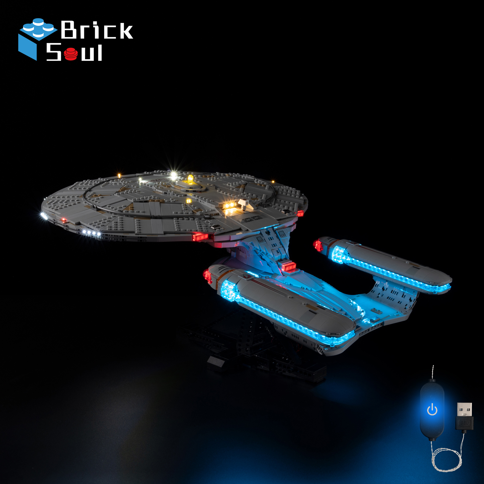 Model Kit Uss Enterprise - Led Light Kit for Lego Star