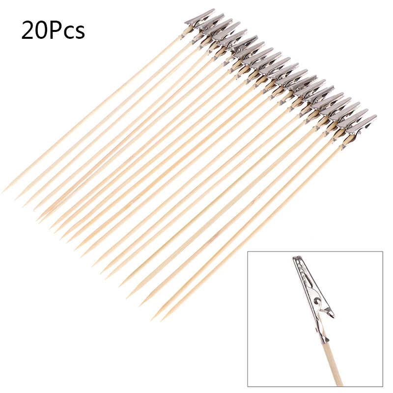 Metallic Paint Set - 20Pcs Wood And Metal Painting Stand