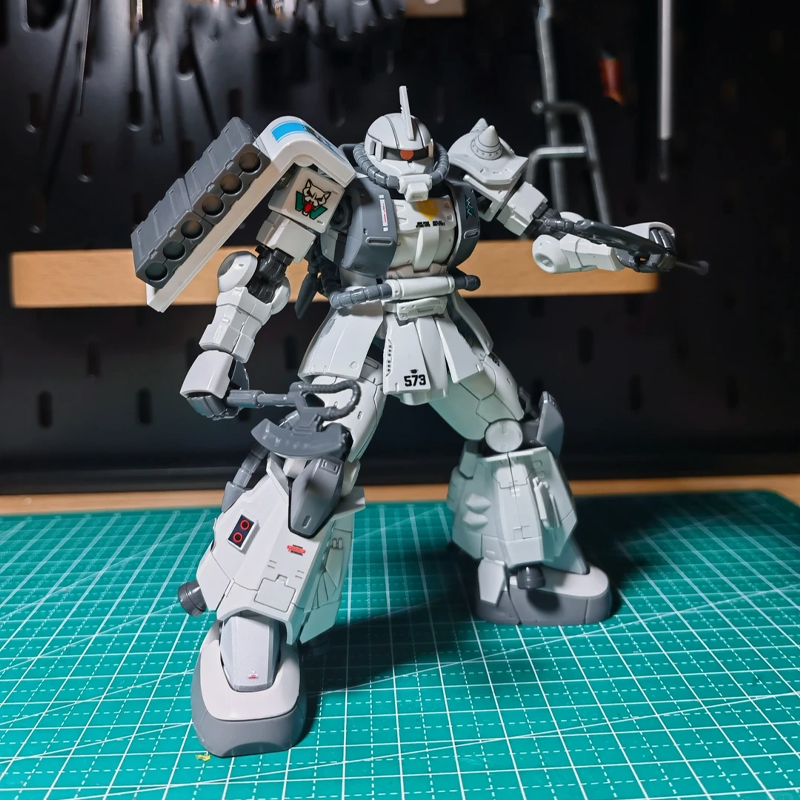 HG 1/144 XD GTO White Wolf Zak - Model Kit Zaku ulasan dan harga