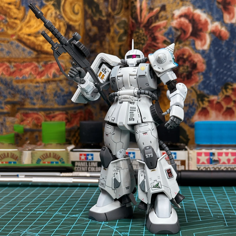 HG 1/144 XD GTO White Wolf Zak - Model Kit Zaku ulasan dan harga