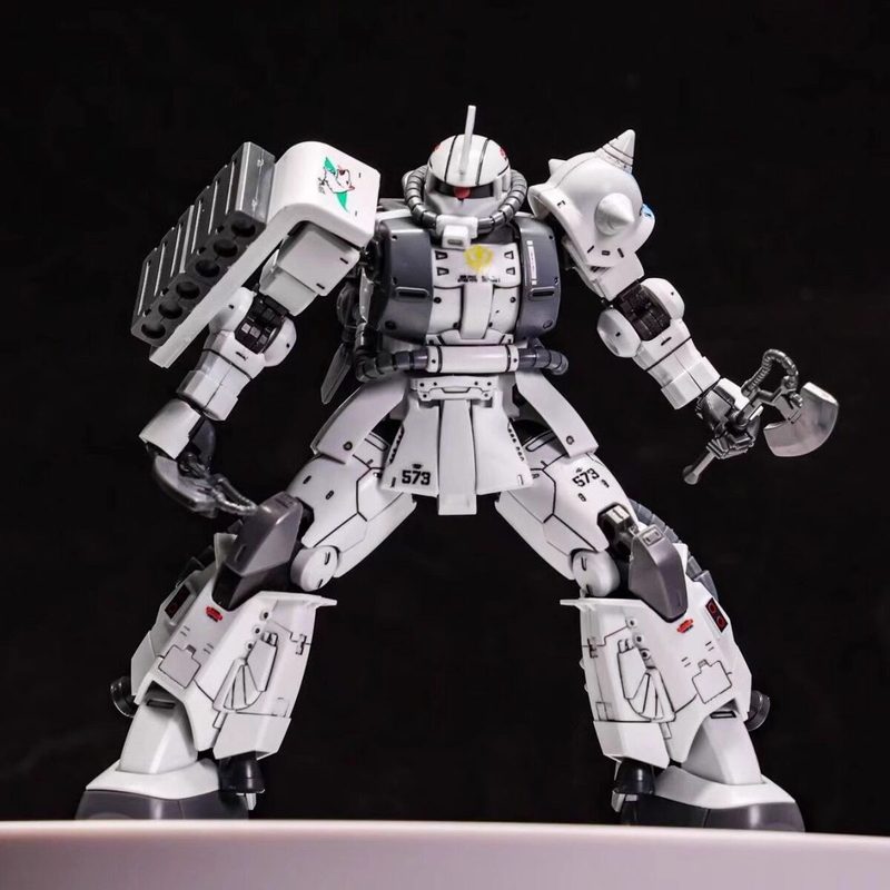 HG 1/144 XD GTO White Wolf Zak - Model Kit Zaku ulasan dan harga