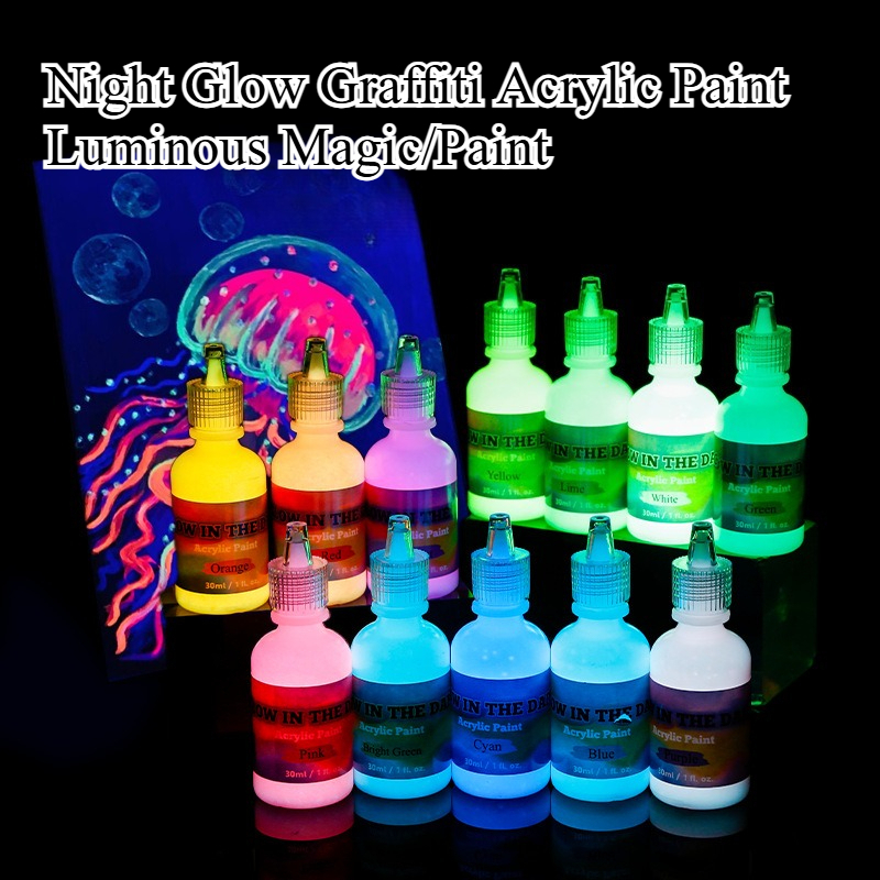 30ml 12/18 Color Luminous Pain - Metallic Paint Set ulasan dan harga