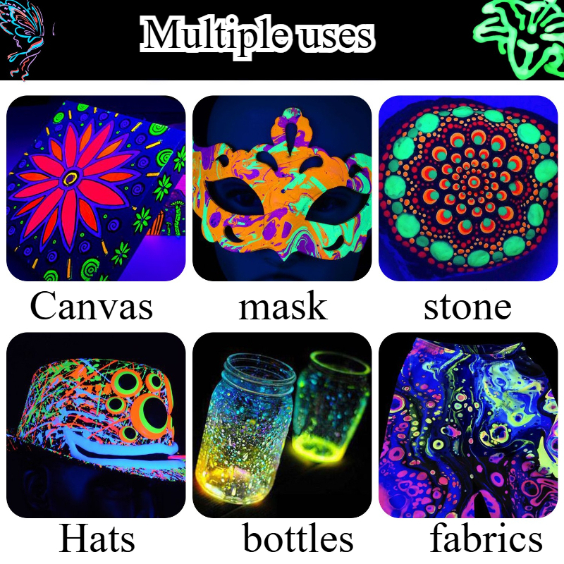 30ml 12/18 Color Luminous Pain - Metallic Paint Set ulasan dan harga