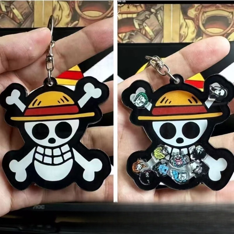 One Piece keychain Luffy straw - Model Kit Luffy ulasan dan harga