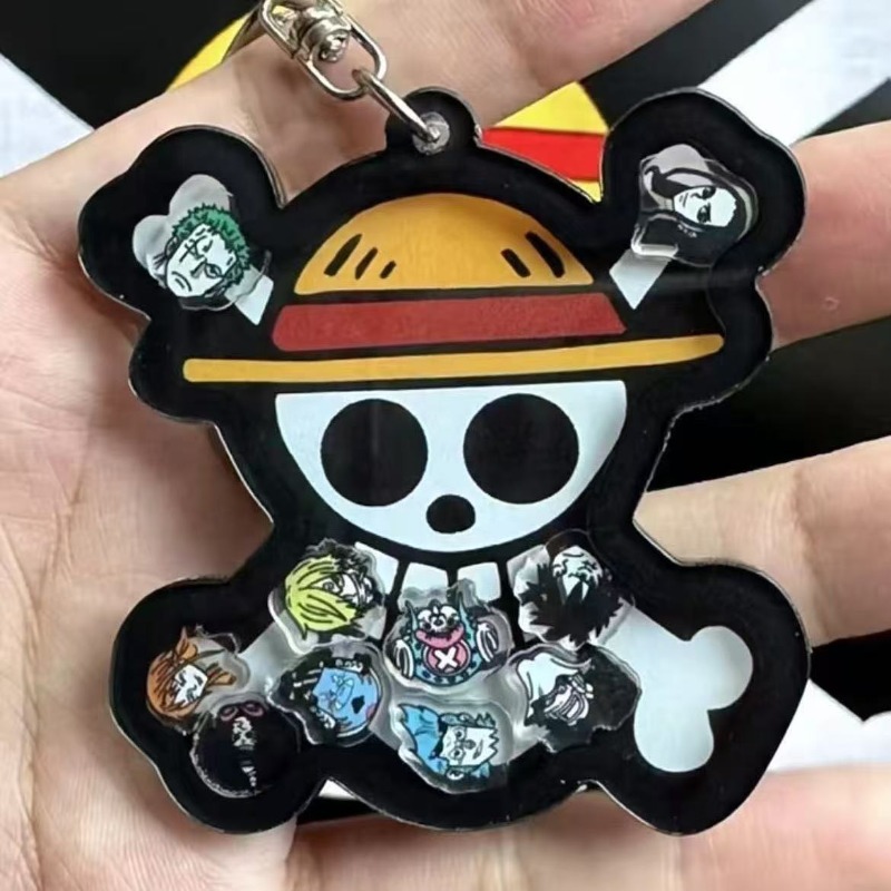 One Piece keychain Luffy straw - Model Kit Luffy ulasan dan harga