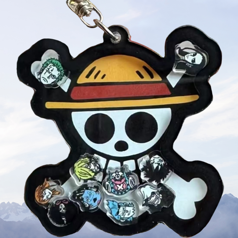 One Piece keychain Luffy straw - Model Kit Luffy ulasan dan harga