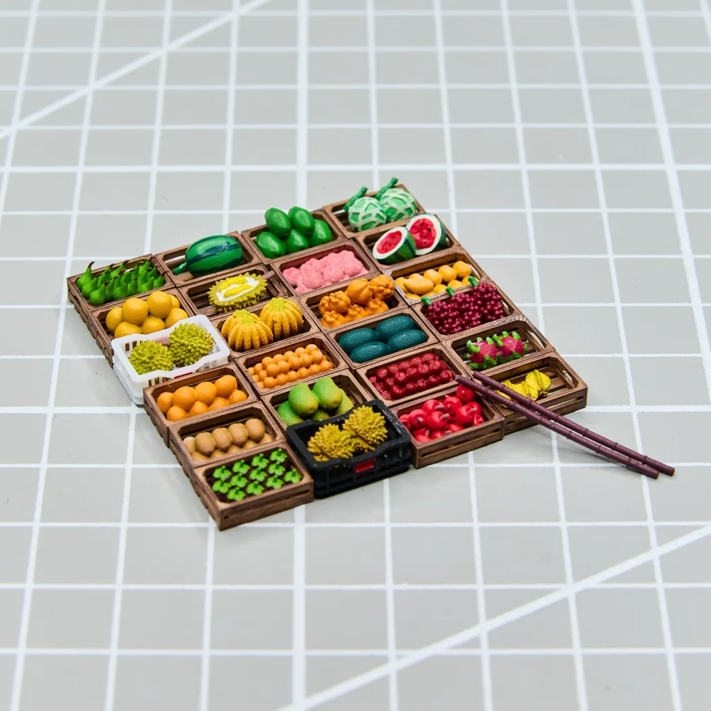 Kicarmod 1/64 Fruit Stand Mode - Model Kit Car ulasan dan harga