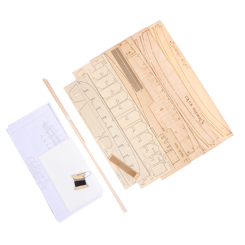 1pcs Chinese sand boat wooden  - Model Kit U Boat ulasan dan harga