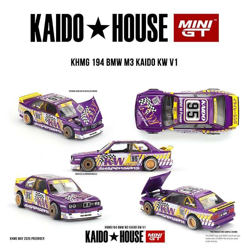 KHMG 194 1:64 BMW M3 Kaido KW  - Model Kit Bmw ulasan dan harga