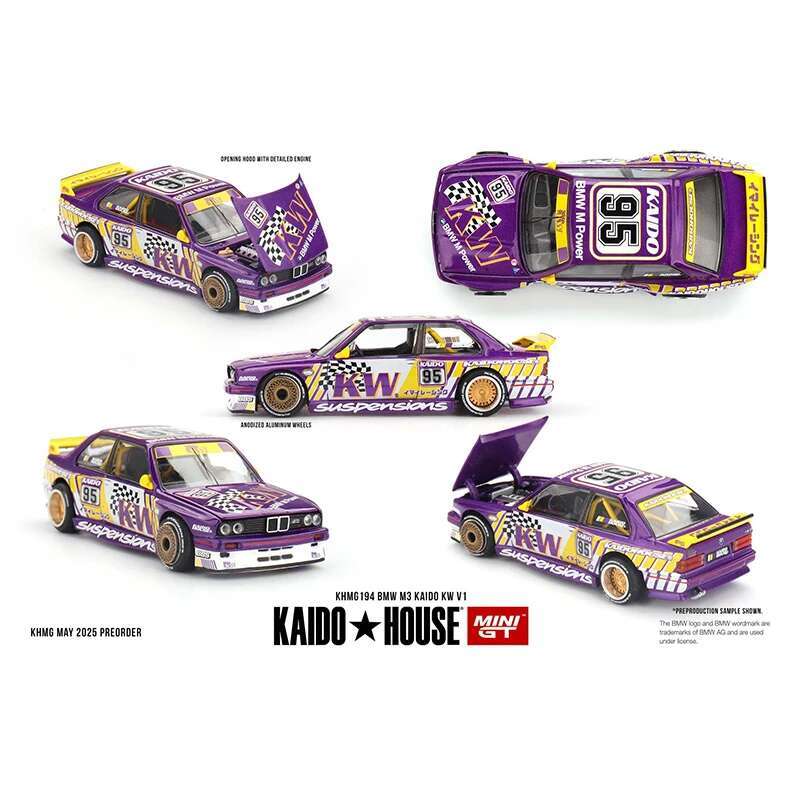 KHMG 194 1:64 BMW M3 Kaido KW  - Model Kit Bmw ulasan dan harga