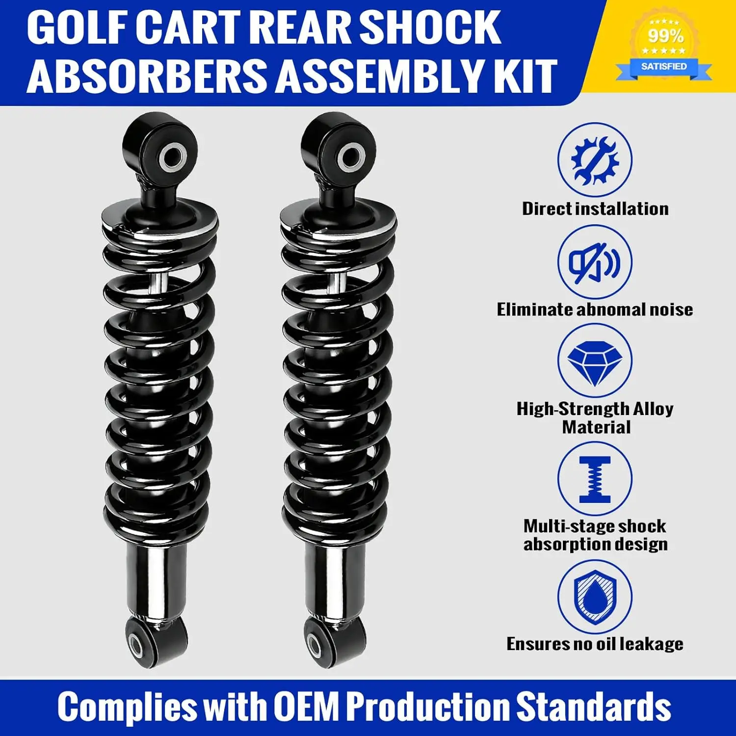 Golf Cart Rear Shock Absorbers - Model Kit Yamaha ulasan dan harga