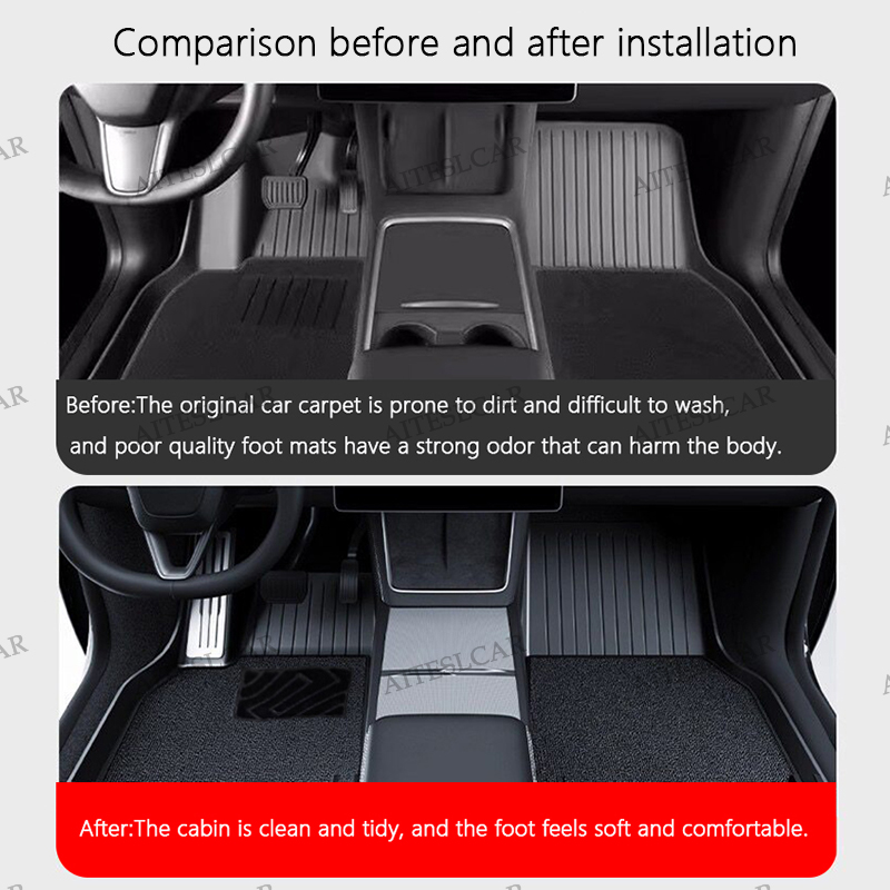 AITESLCAR For Tesla Floor Mat  - Model Kit Car ulasan dan harga