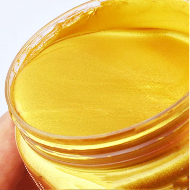 60g Bright Gold Paint, Wood Pa - Metallic Paint Set ulasan dan harga
