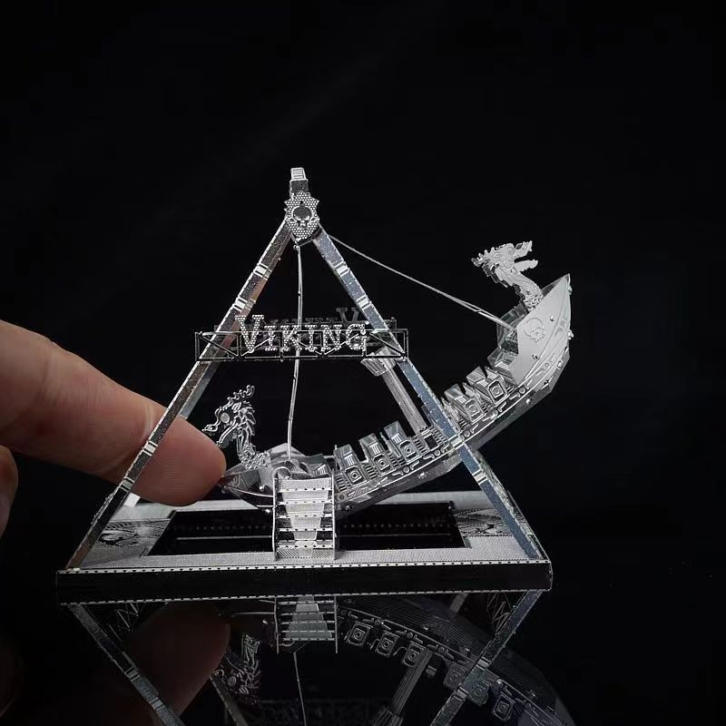 Viking Pirate Ship 3D Metal Pu - Model Kit U Boat ulasan dan harga