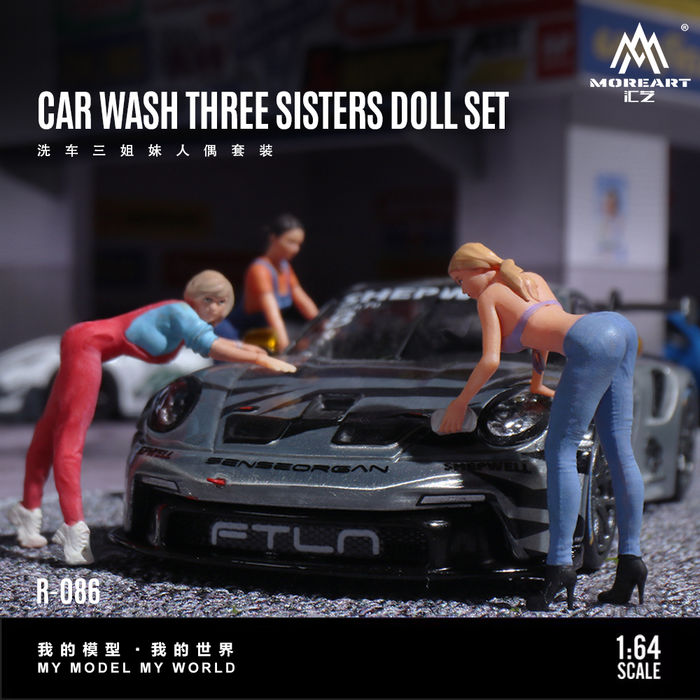 More Art 1:64 Three Sisters Ca - Model Kit Car ulasan dan harga