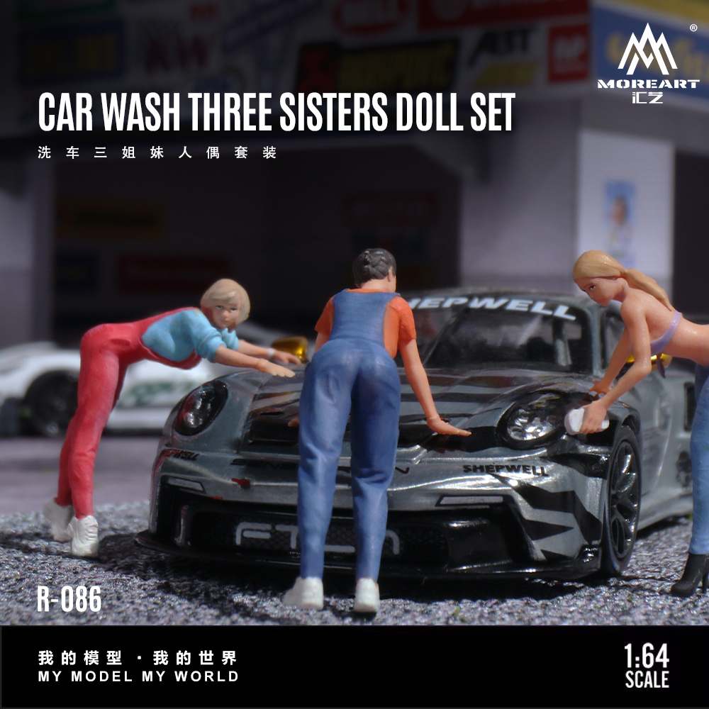 More Art 1:64 Three Sisters Ca - Model Kit Car ulasan dan harga
