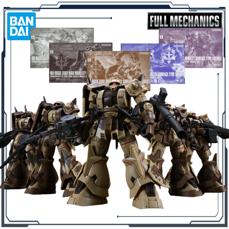 BANDAI Original HG Series Doan - Model Kit Zaku ulasan dan harga