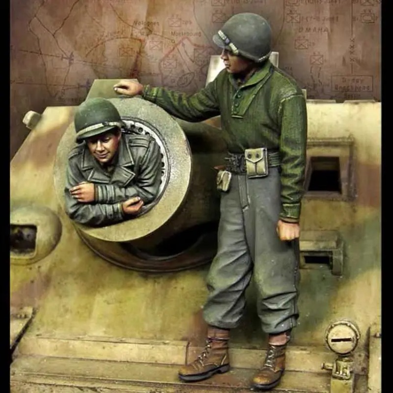 1/35 Scale Resin Figure Die-ca - Model Kit Ww2 ulasan dan harga