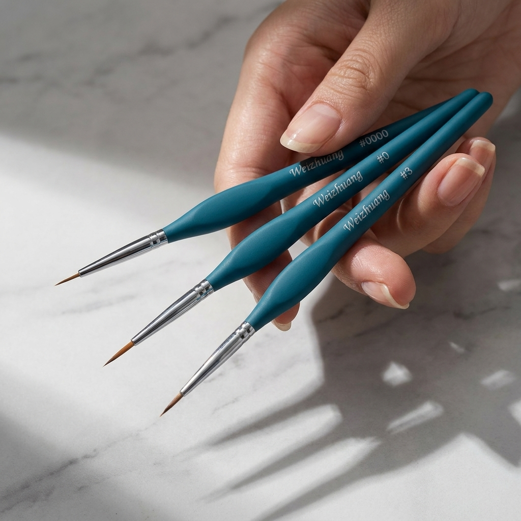 11 PCS Miniature Paint Brushes - Metallic Paint Set ulasan dan harga