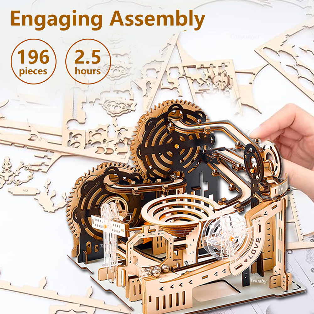3D Wooden Puzzle Marble Run Se - Model Kit Revell ulasan dan harga
