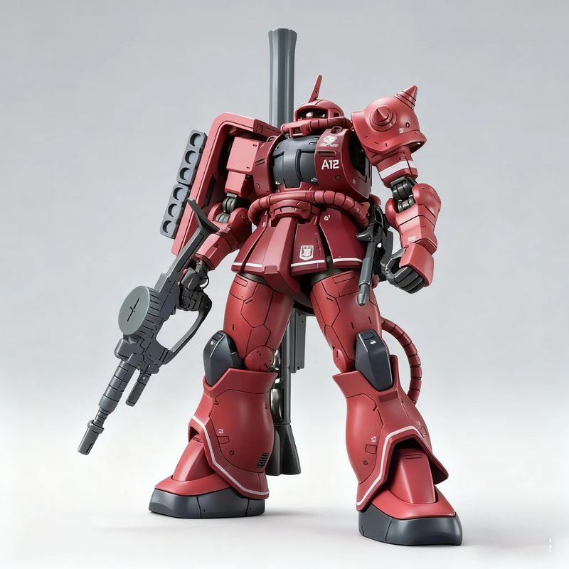 HG 1/144 GTO Char's Red Comet  - Model Kit Zaku ulasan dan harga