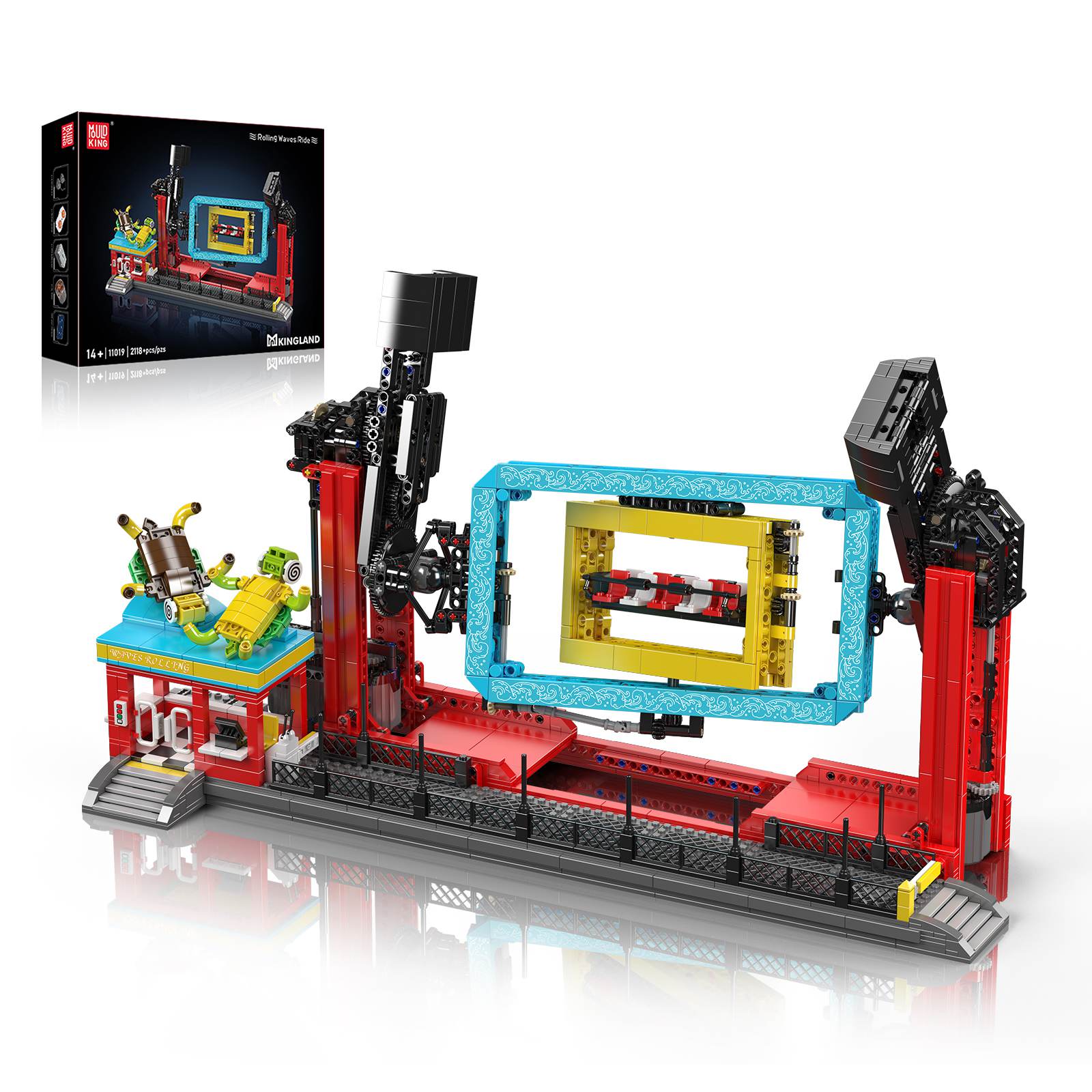 2118PCS Rolling Waves Ride Toy - Model Kit Competition ulasan dan harga