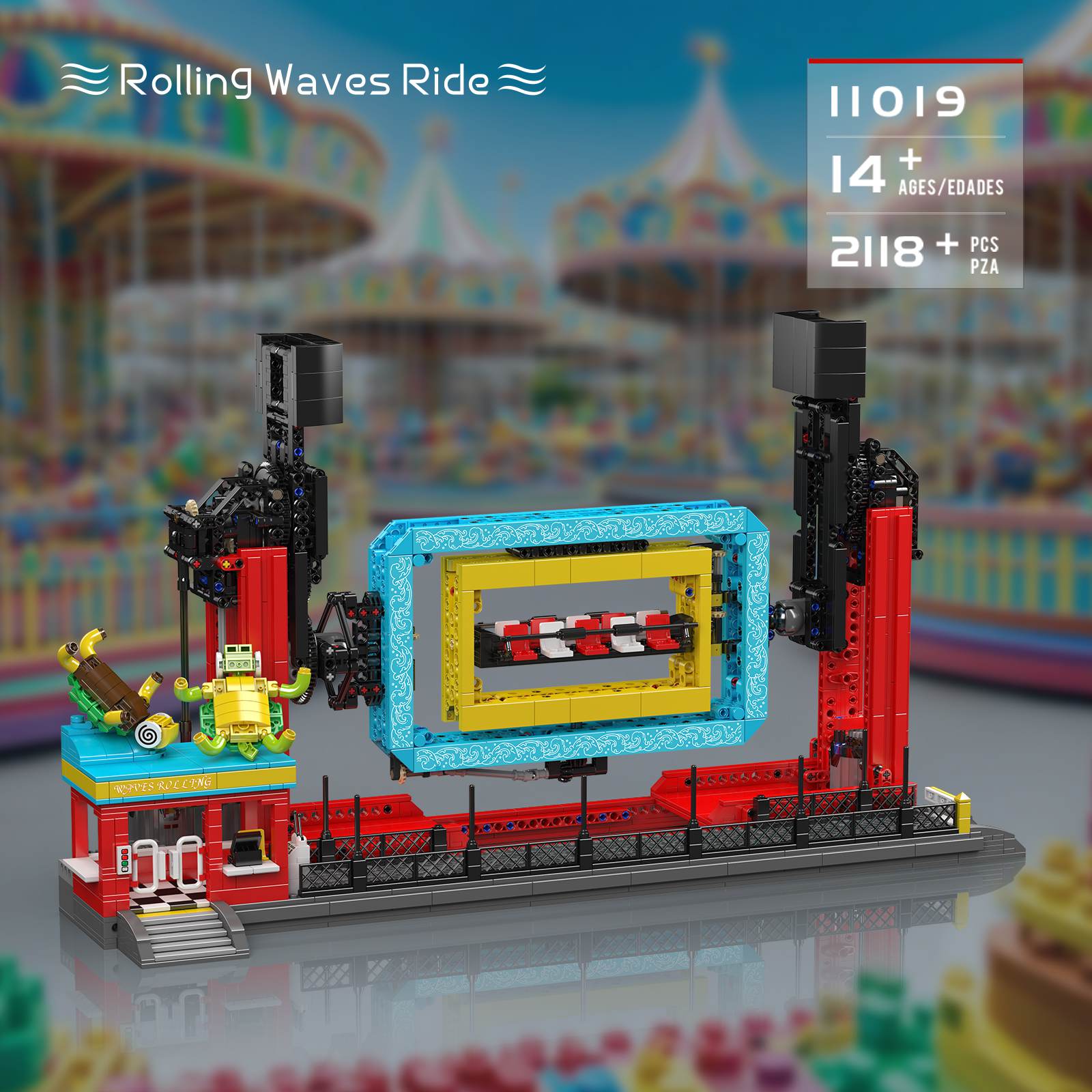 2118PCS Rolling Waves Ride Toy - Model Kit Competition ulasan dan harga