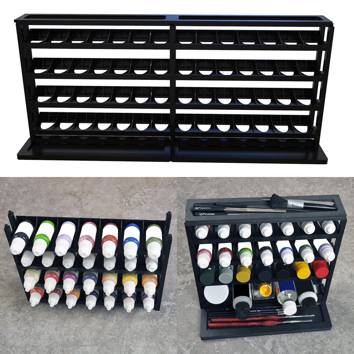 Assembly Modular Paint Storage - Model Kit Markers ulasan dan harga