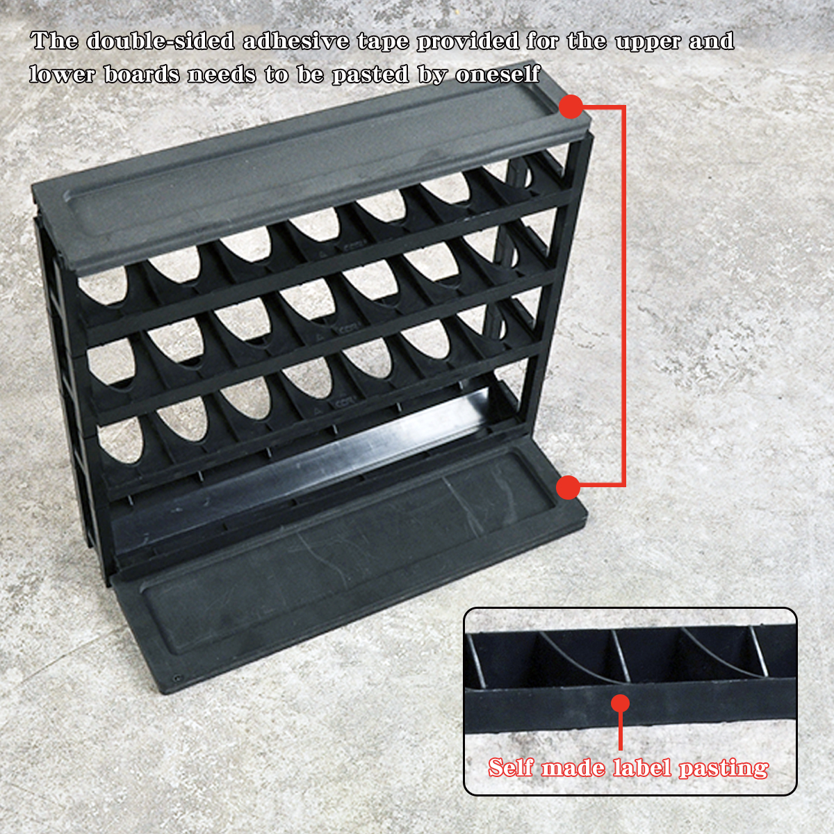 Assembly Modular Paint Storage - Model Kit Markers ulasan dan harga