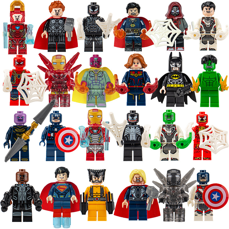 8-24PCS Superhero Minifigures  - Model Kit Batman ulasan dan harga
