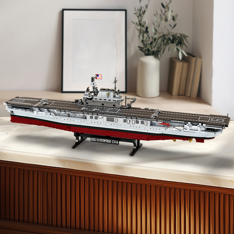 USS CV-6 Enterprise Building B - Model Kit Uss Enterprise ulasan dan harga