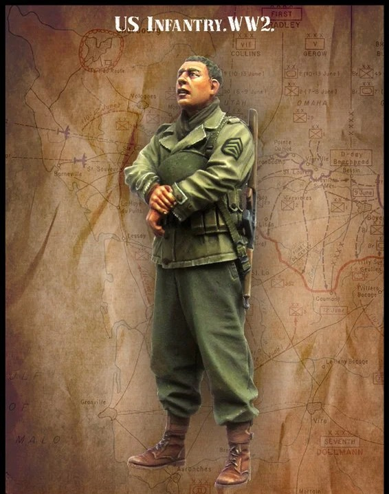 1/35 Scale US Army Infantry WW - Model Kit Ww2 ulasan dan harga
