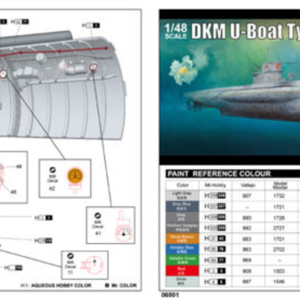 Trumpeter 06801 1/48 VIIC U-55 - Model Kit U Boat ulasan dan harga