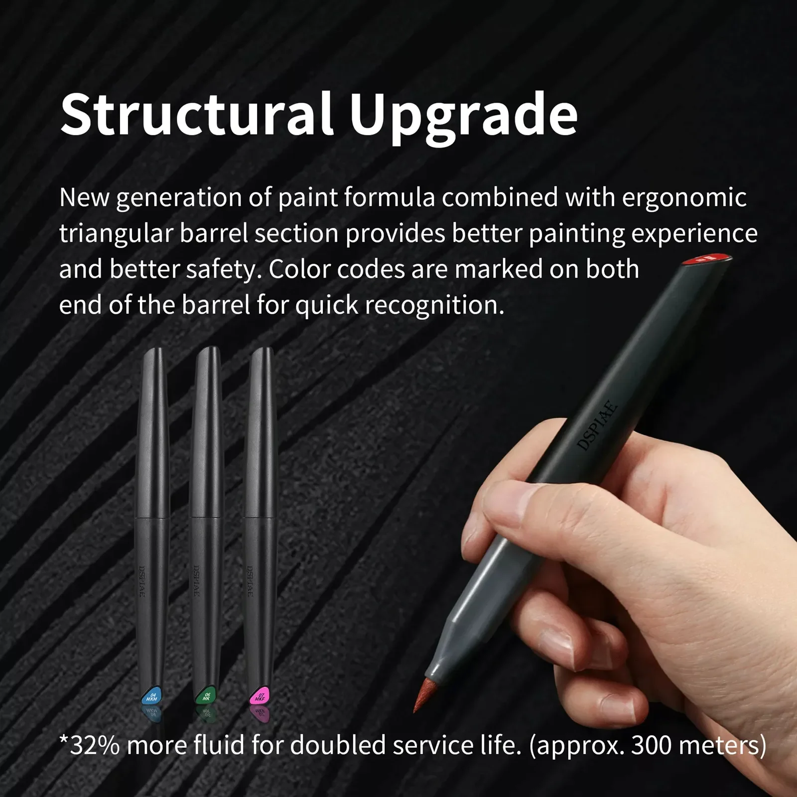 DSPIAE  Colors Brush Pen Envir - Metallic Paint Set ulasan dan harga