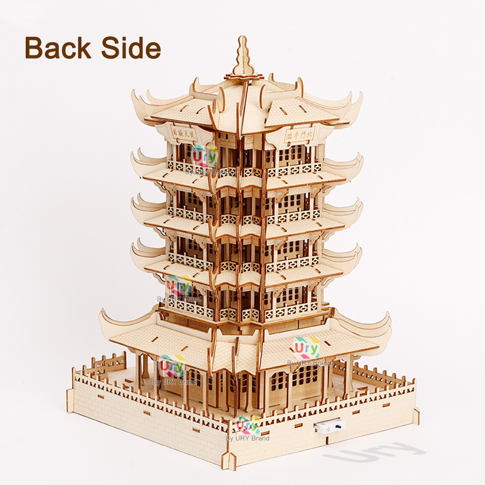 Ury 3D Wooden House Chinese Tr - Model Kit Revell ulasan dan harga