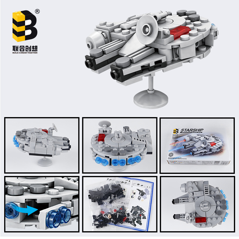 104PCS Star Plan Millennium Fa - Model Kit Shooting Star Dragon ulasan dan harga