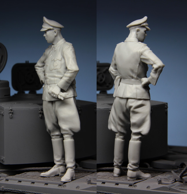 1:35 Resin kit  officer in Kur - Model Kit Ww2 ulasan dan harga