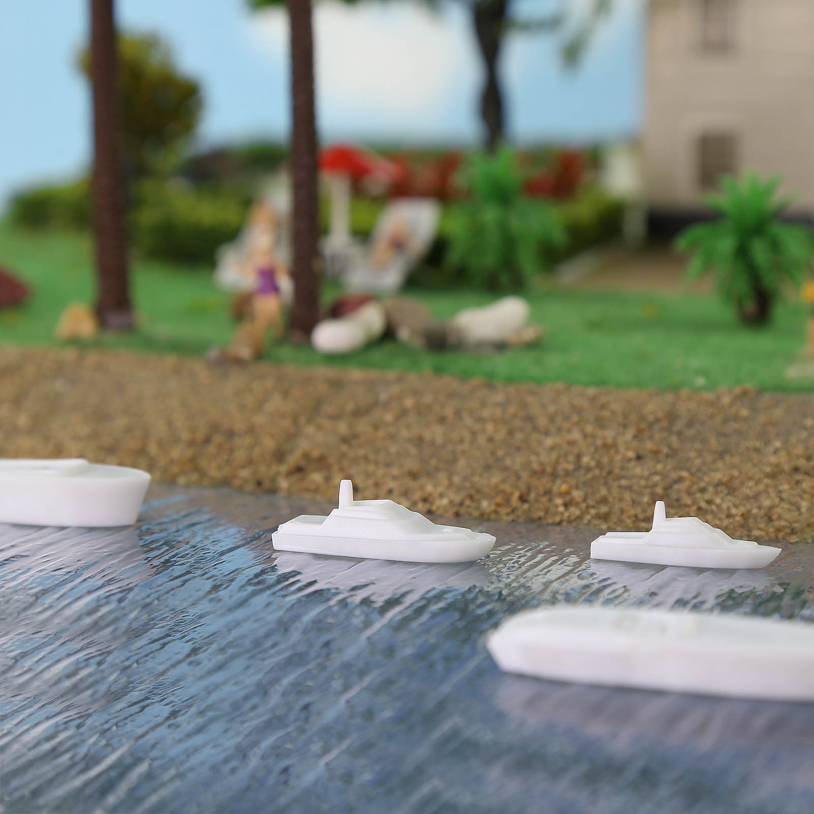 32pcs O OO HO N Z Scale Resin  - Model Kit U Boat ulasan dan harga