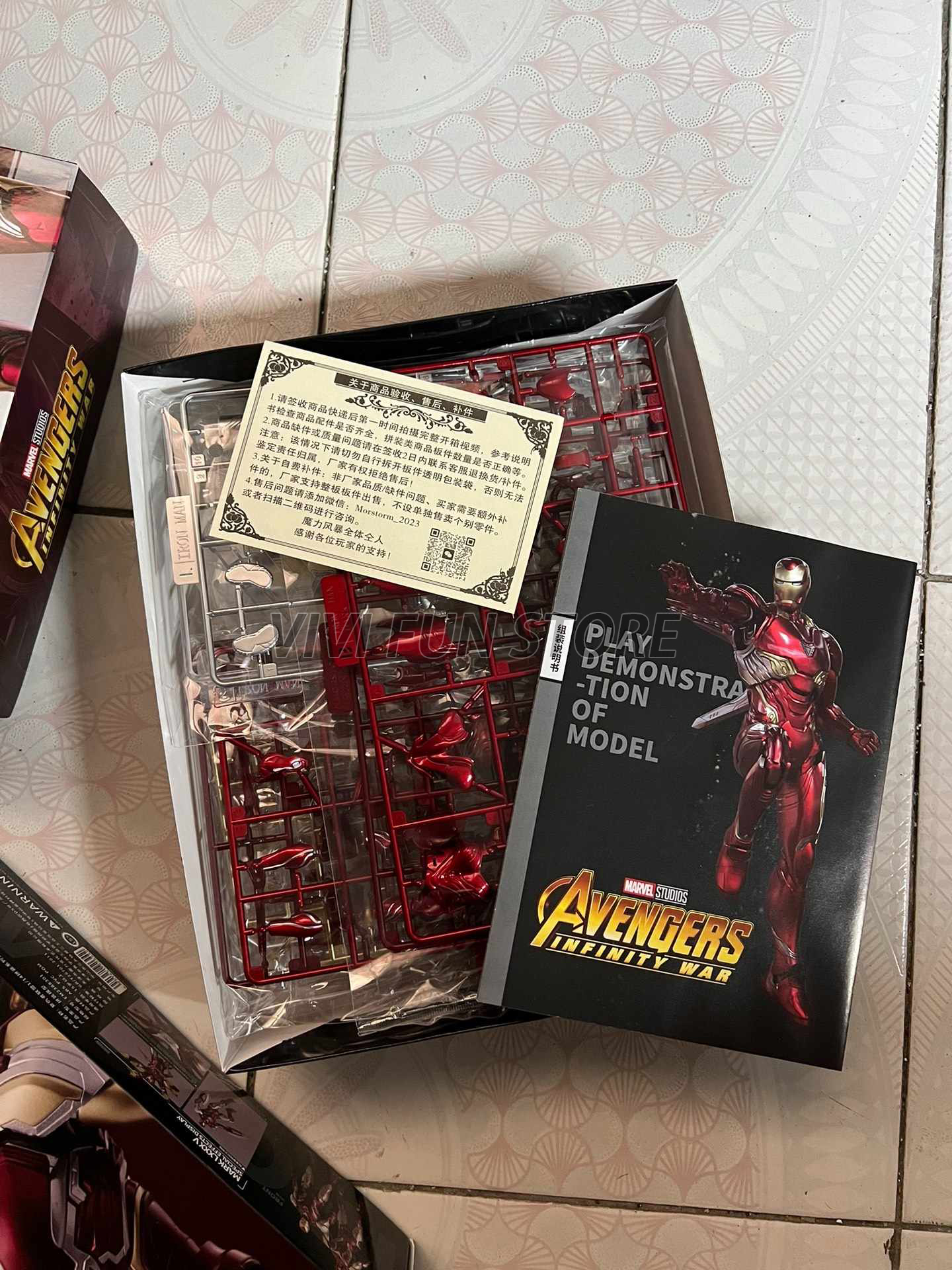 In Stock Originate MORSTORM Ir - Model Kit Iron Man Mark 50 ulasan dan harga