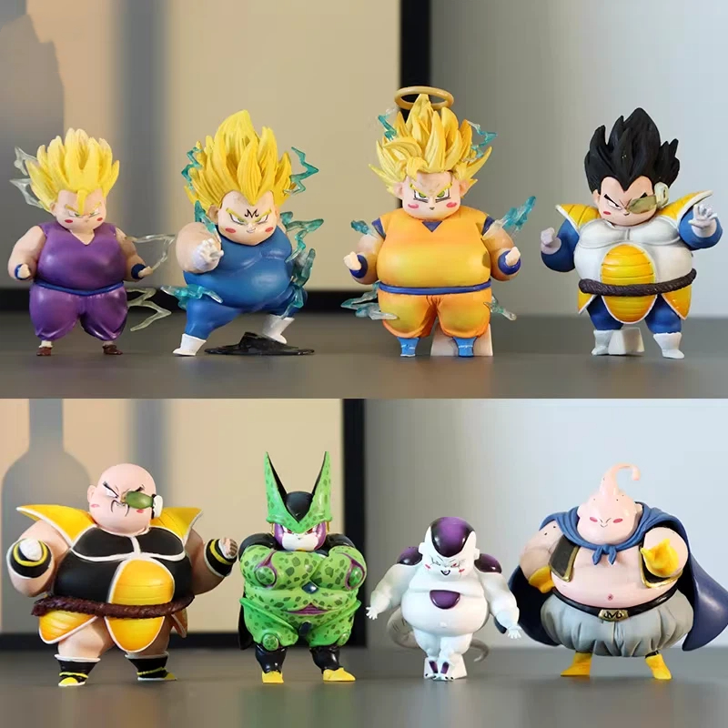 8 Pcs Chubby Dragon Ball Figur - Model Kit Frieza ulasan dan harga