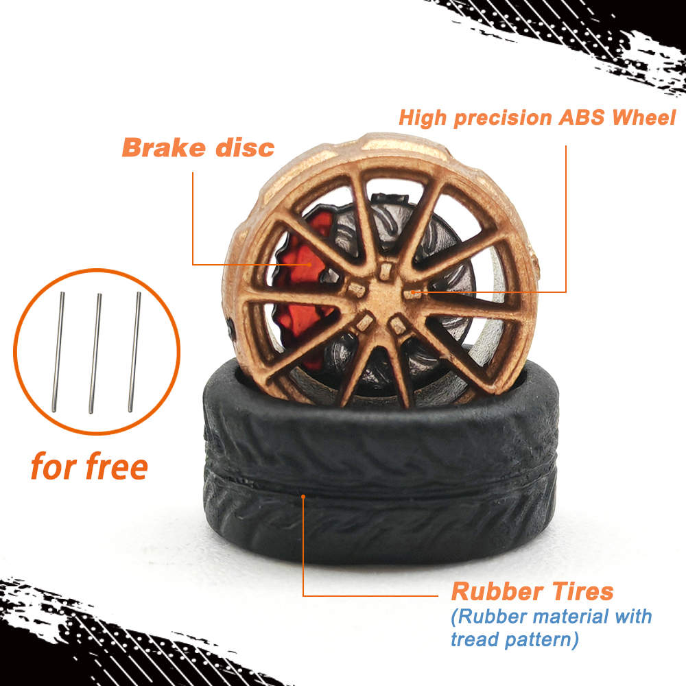 1/64 Model Car Wheels Tires 8  - Model Kit Car ulasan dan harga